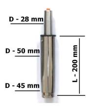 Короткий газлифт хромированный