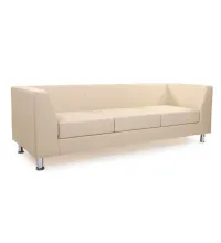 Трехместный диван Дэрби светло-бежевый Euroline (Chairman) 2070х770х670